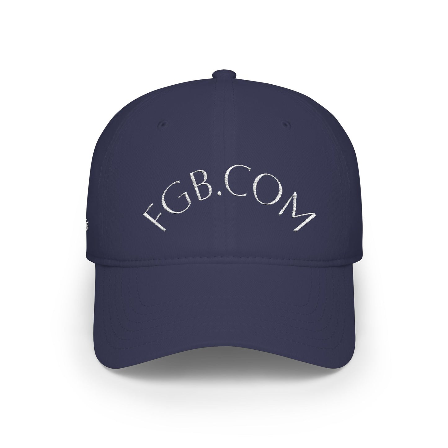 Low Profile Baseball Cap — FGB.COM Embroidered Red Golf Hat