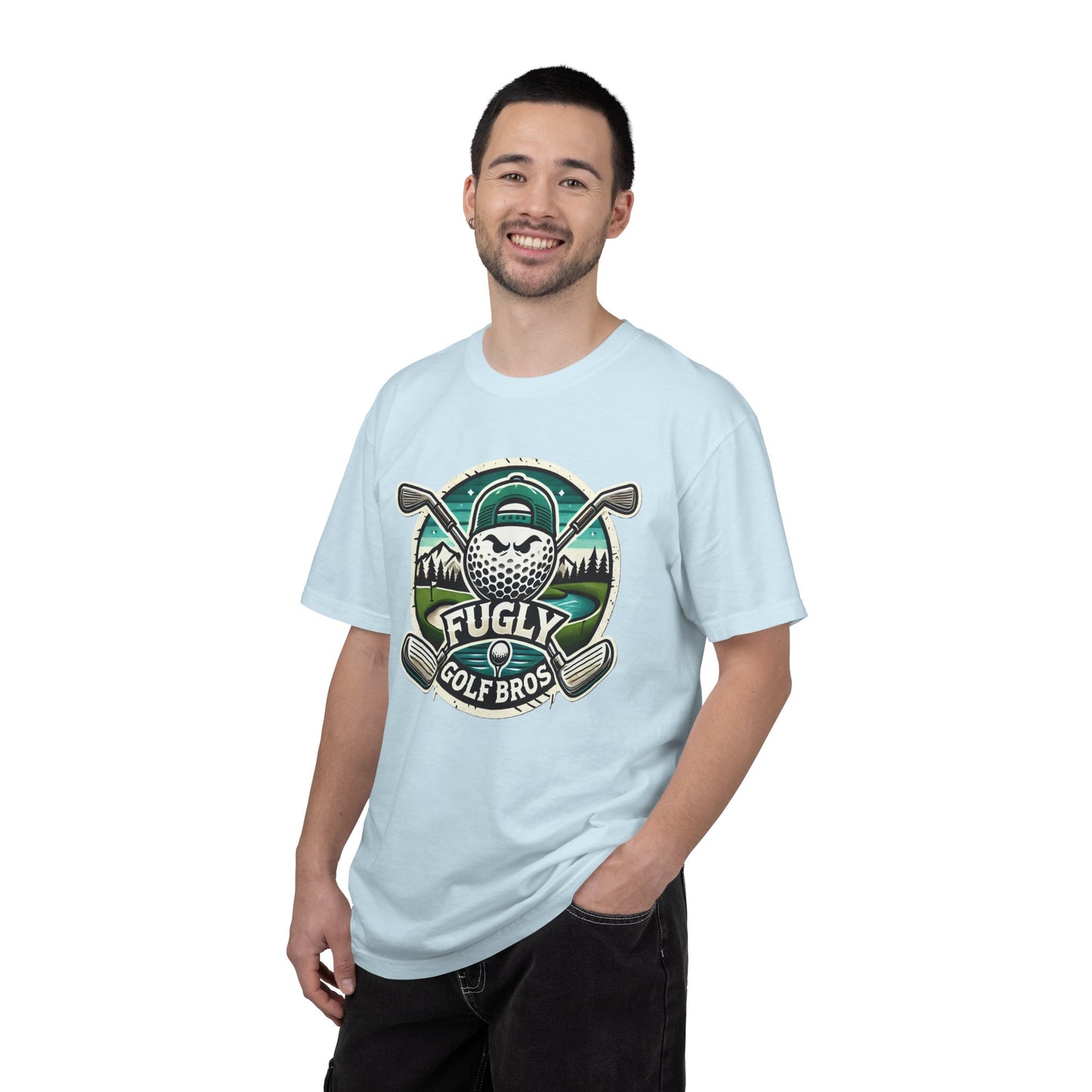 Golf Bros T‑Shirt - "Fugly" Golf Ball Logo Tee for Golfers