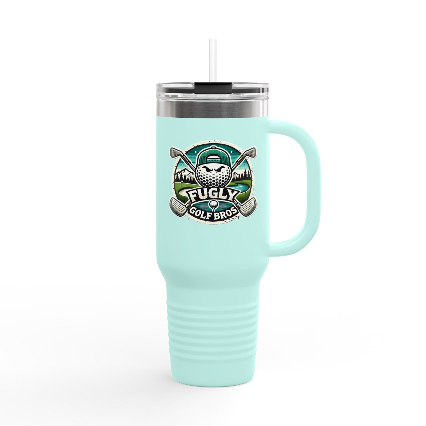 Golf Bros 40oz Insulated Travel Mug – "Fugly" Golf Logo Tumbler