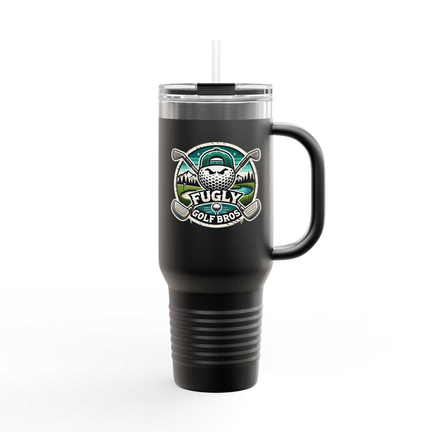 Fugly Golf Bros 40oz Insulated Travel Mug – Golf-Themed Stainless Tumbler