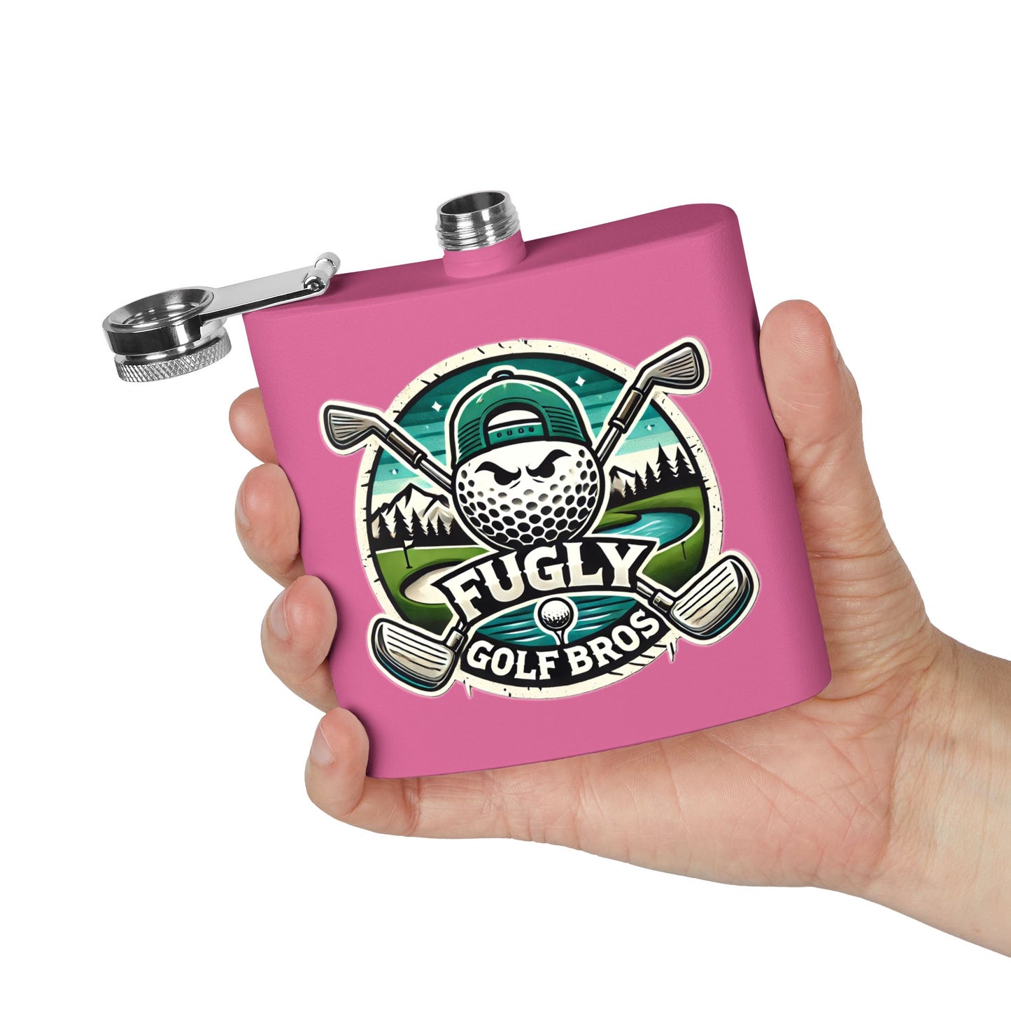 Stainless Steel Flask, 6oz