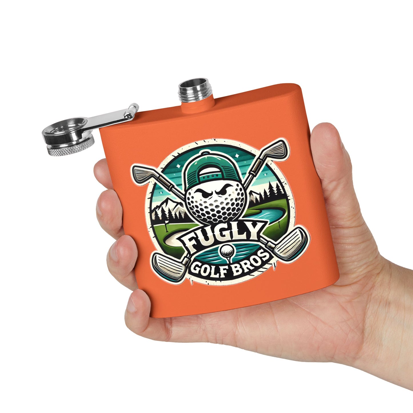Stainless Steel Flask, 6oz