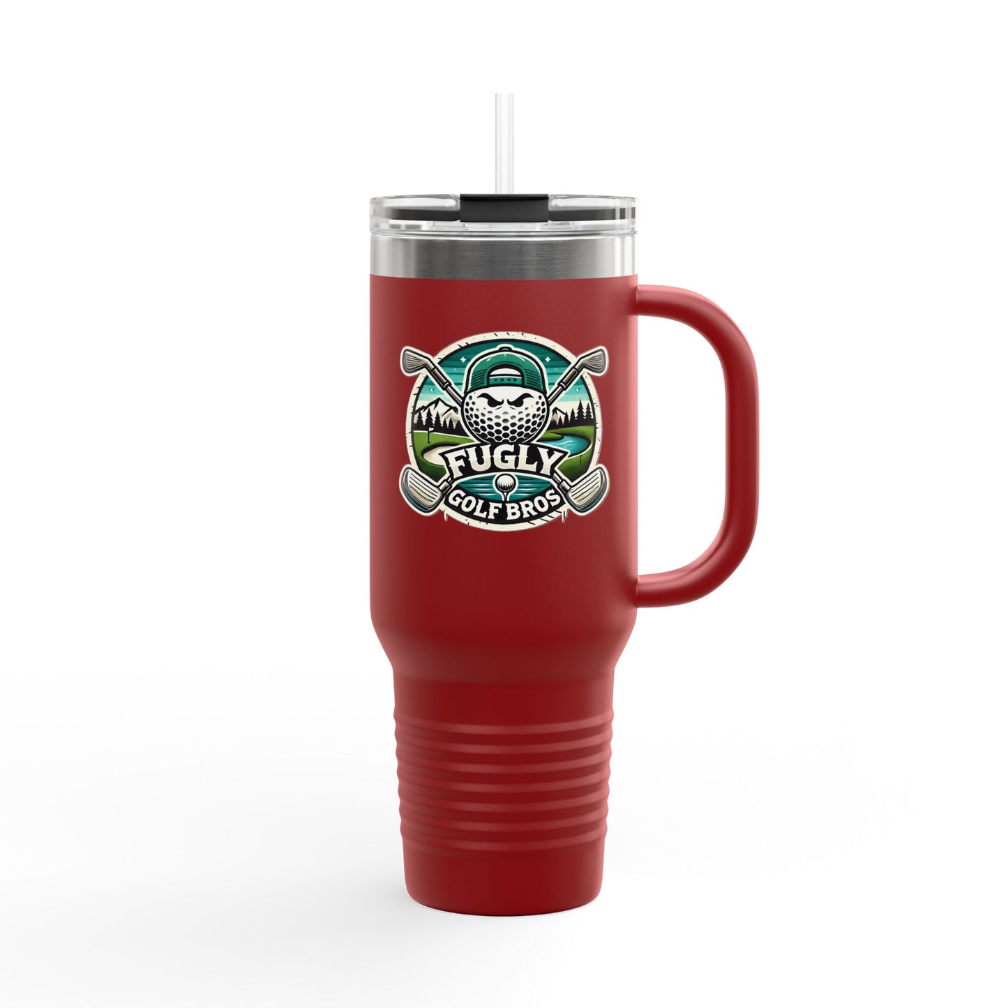Fugly Golf Bros 40oz Insulated Travel Mug – Golf-Themed Stainless Tumbler