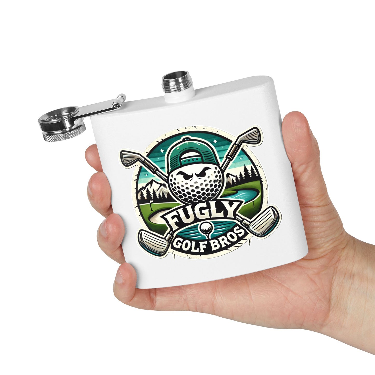 Stainless Steel Flask, 6oz