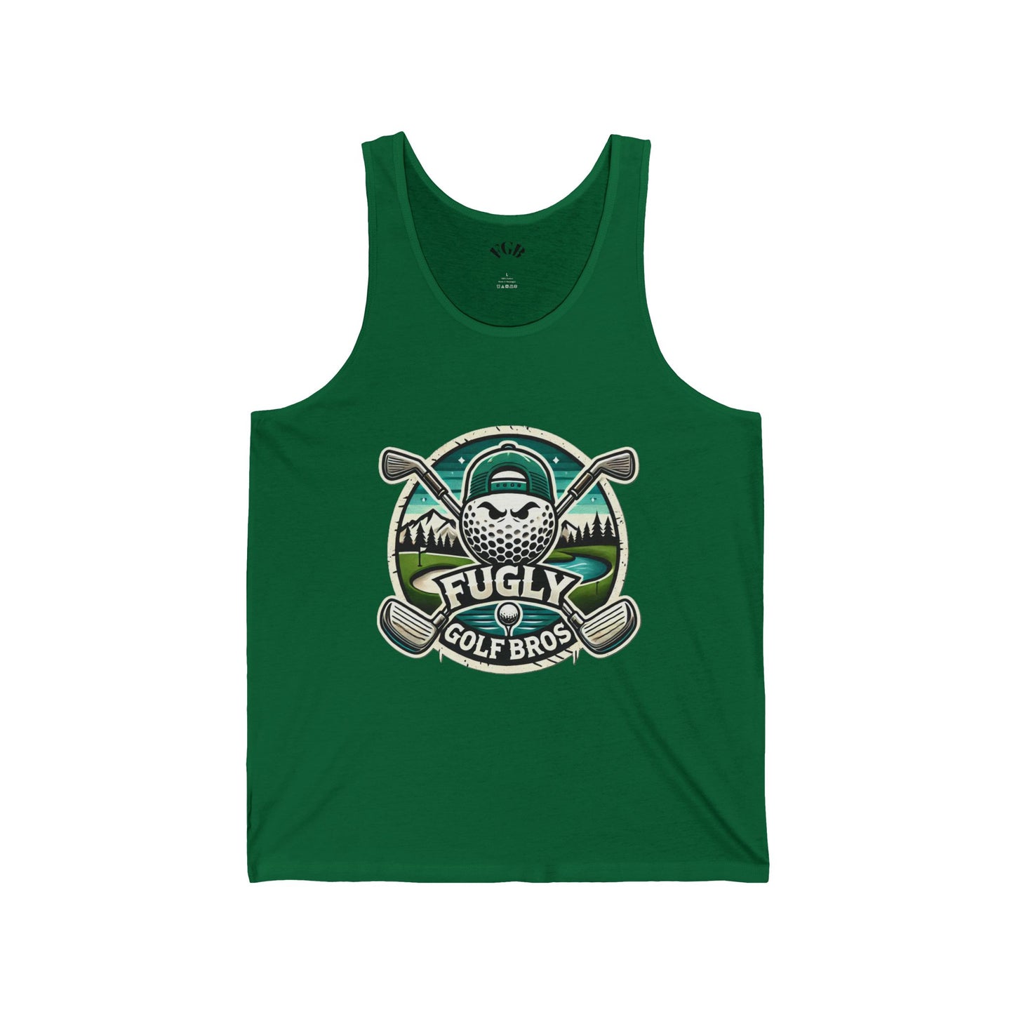 Golf Bros Fugly Golf Ball Tank Top — Vintage Golf Graphic Athletic Tank