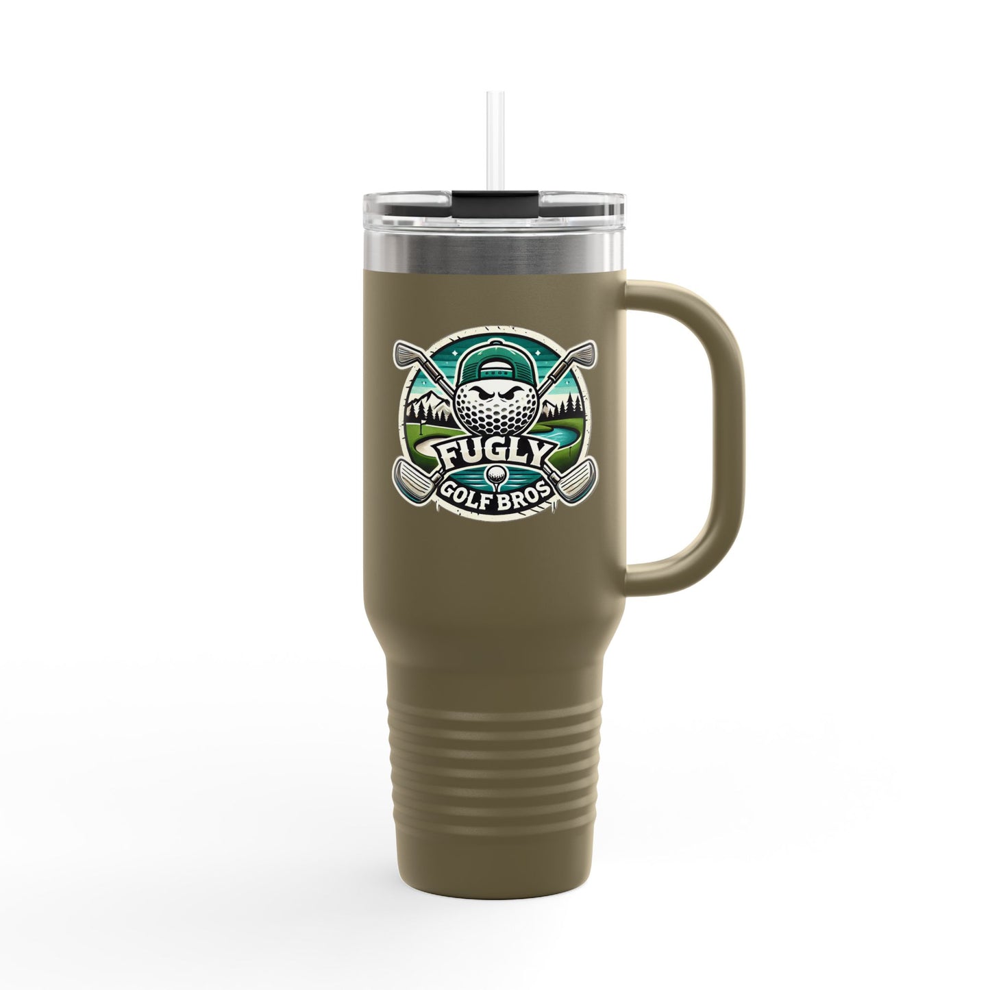 Fugly Golf Bros 40oz Insulated Travel Mug – Golf-Themed Stainless Tumbler