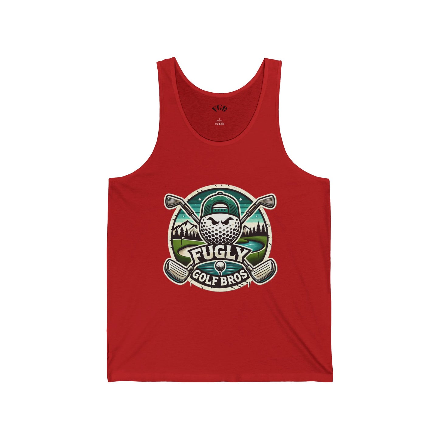 Golf Bros Fugly Golf Ball Tank Top — Vintage Golf Graphic Athletic Tank