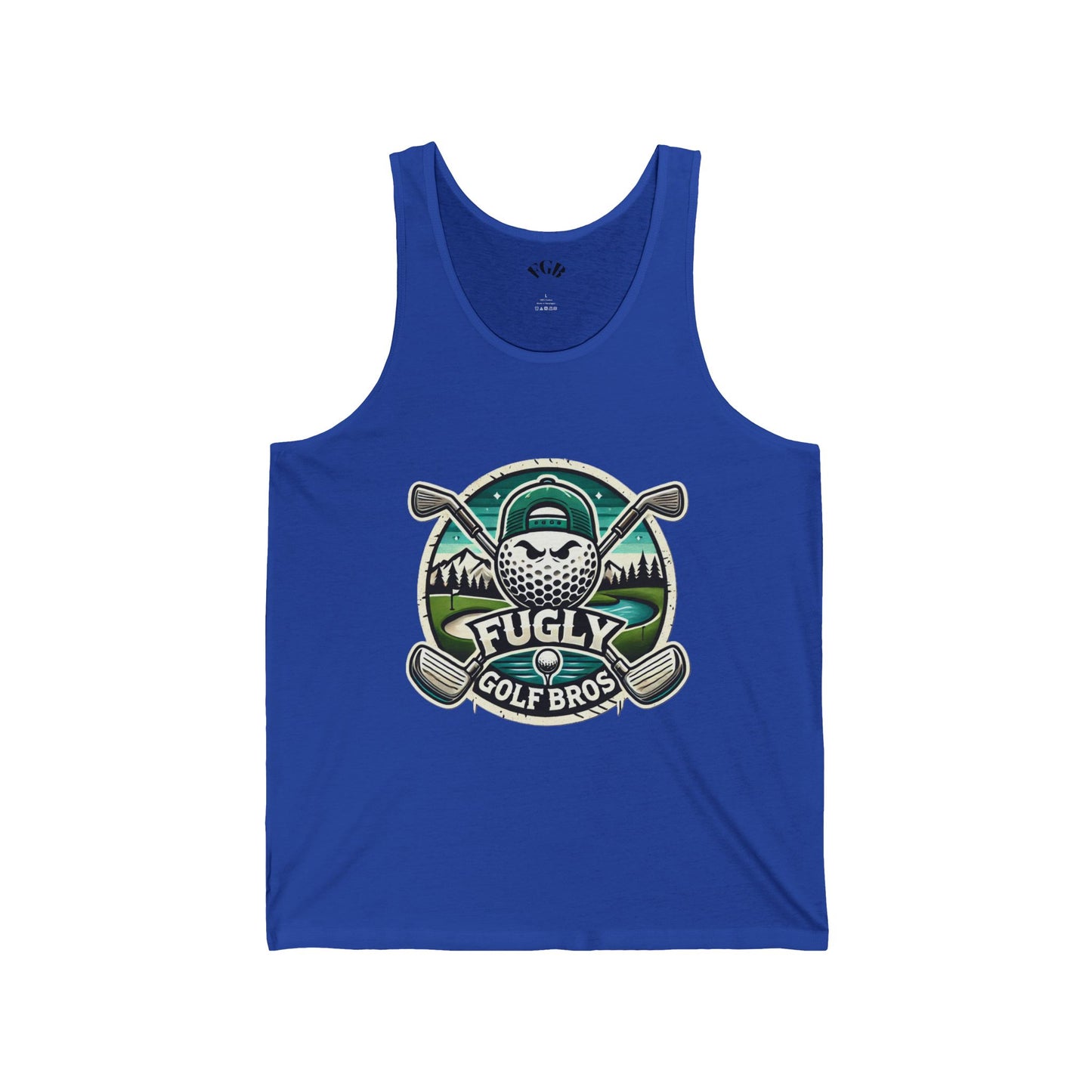 Golf Bros Fugly Golf Ball Tank Top — Vintage Golf Graphic Athletic Tank