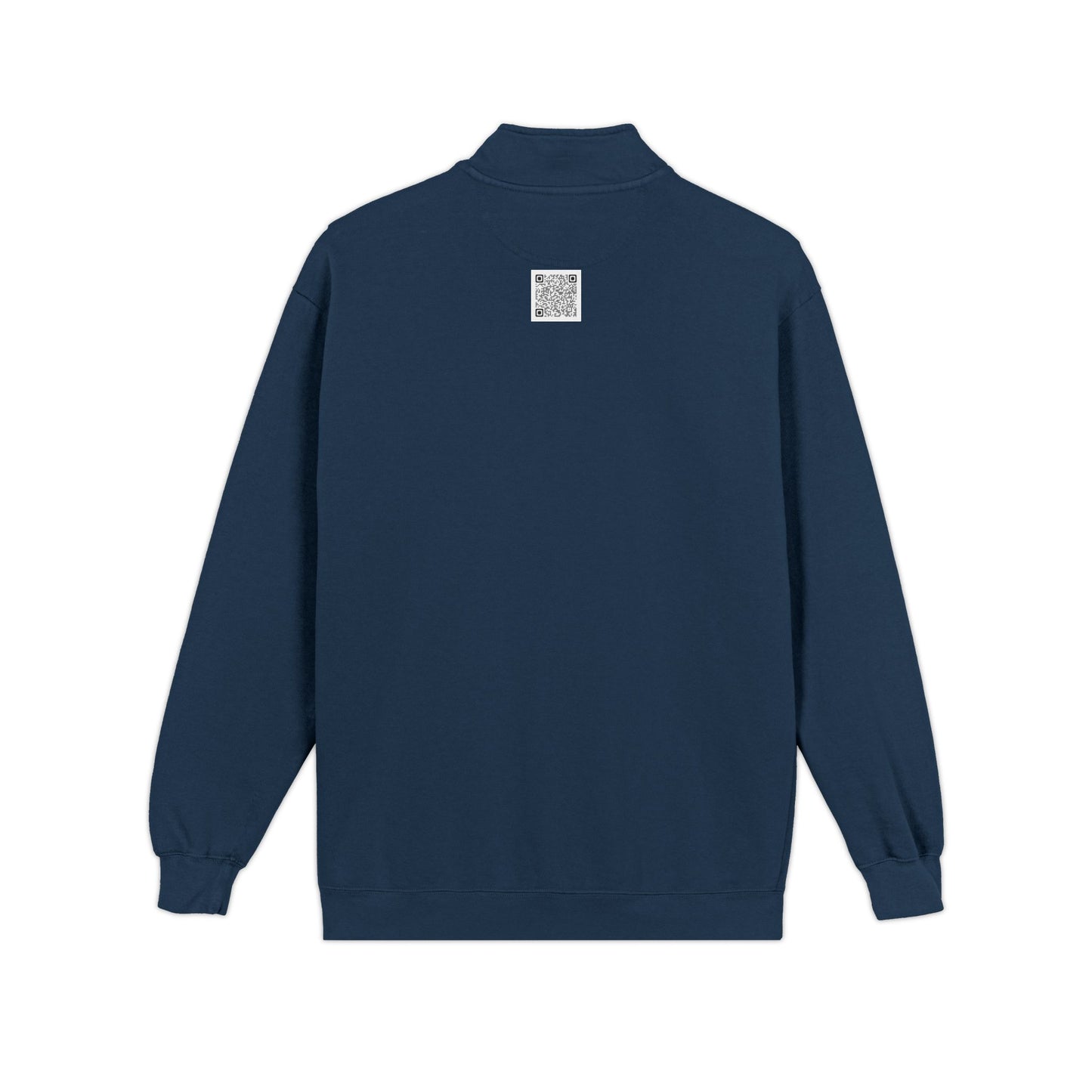 Turtle Crewneck Quarter‑Zip Sweatshirt — Vintage Green Coastal Graphic