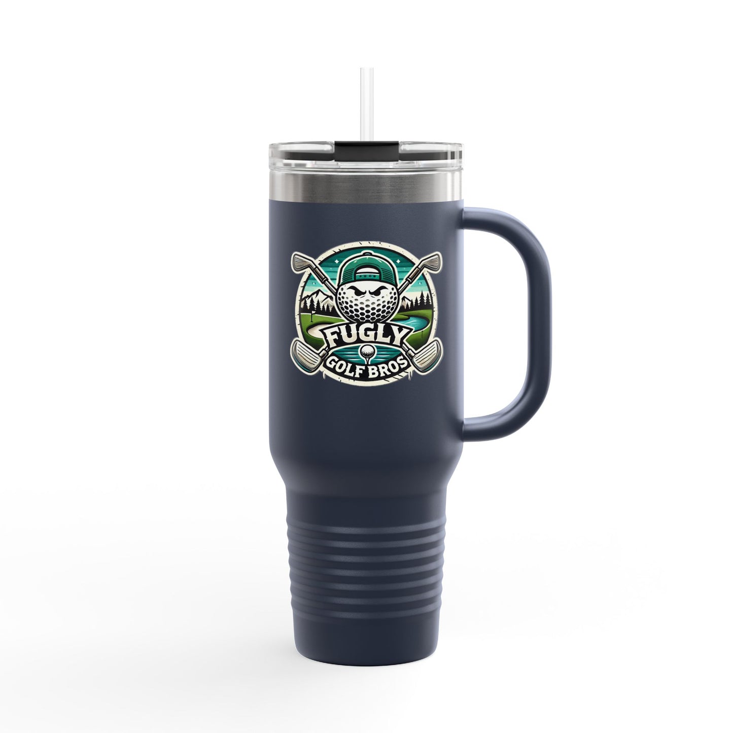 Golf Bros 40oz Insulated Travel Mug – "Fugly" Golf Logo Tumbler