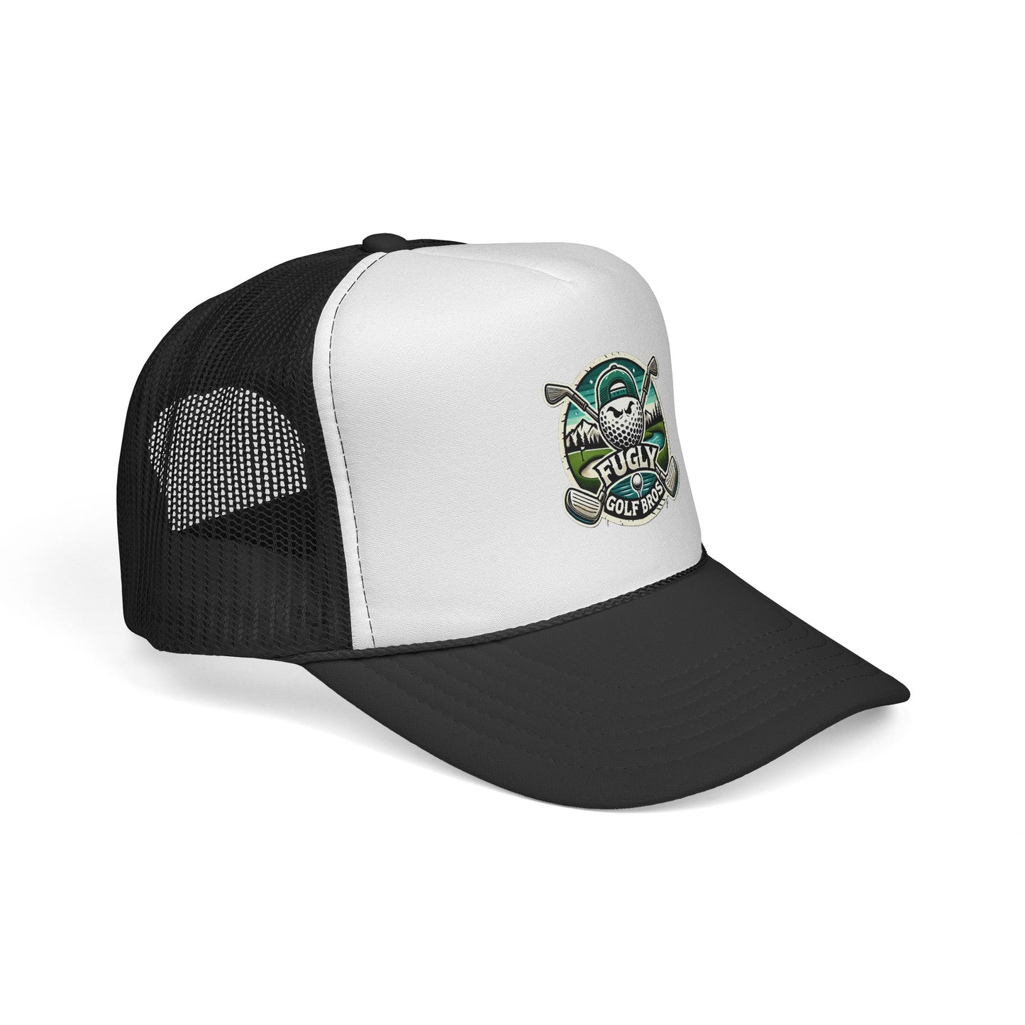 Golf Bros Trucker Cap — 'Fugly' Vintage Golf Skull Patch