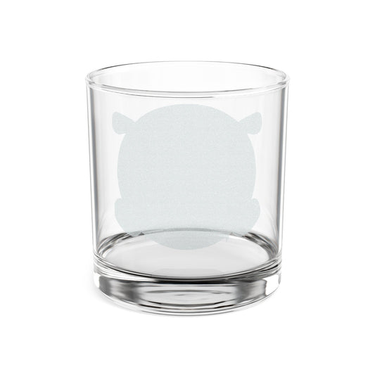 Engraved Hippo Whiskey Glass – 10.5 oz Personalized Rocks Glass