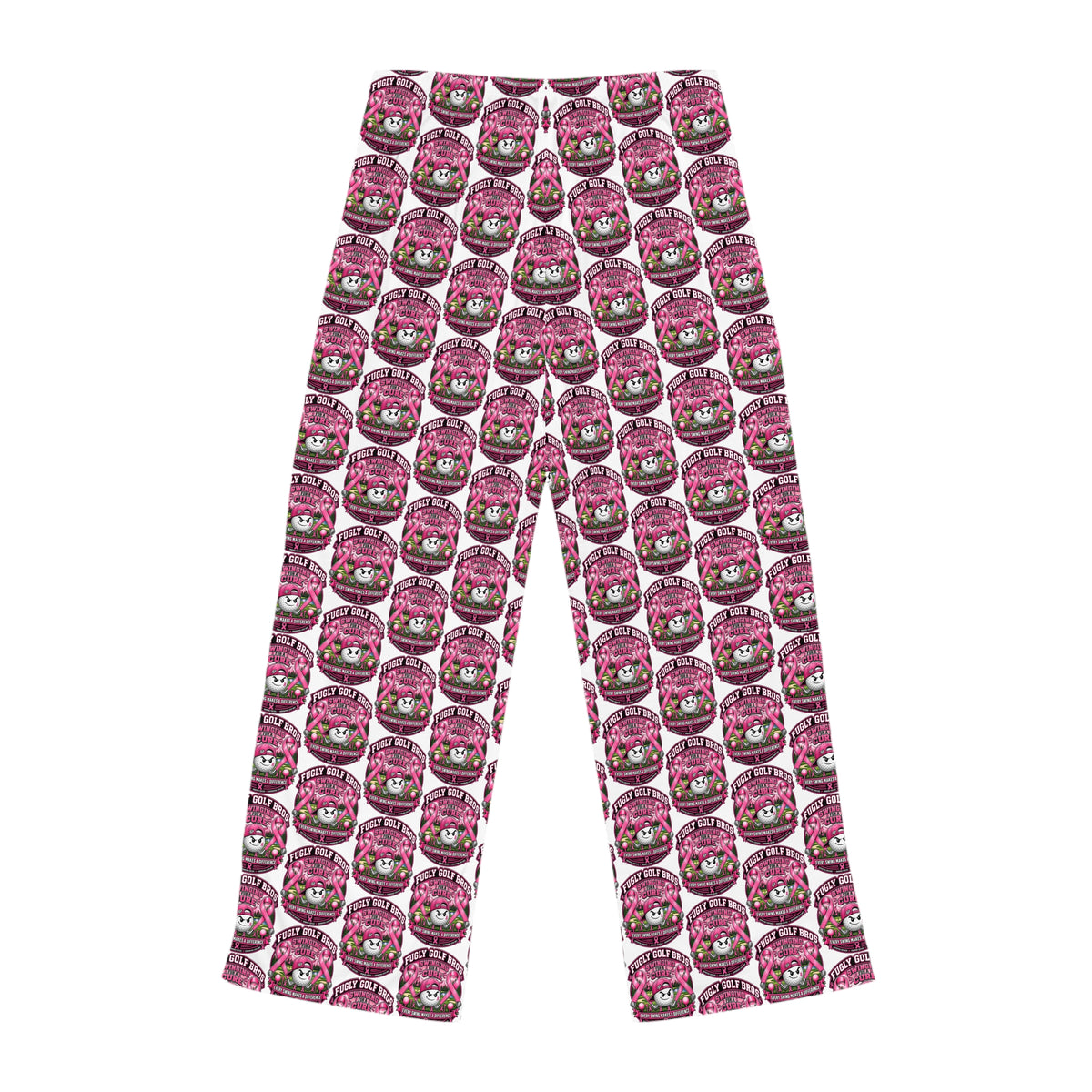 Pink Kawaii Cat All-Over Print Pajama Pants — Women's Cozy Sleep Lounge
