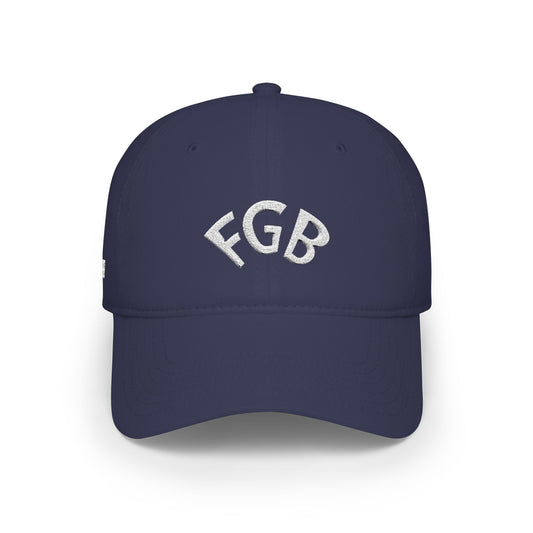 FGB Embroidered Low Profile Baseball Cap — PlushyGolfBags.com Logo