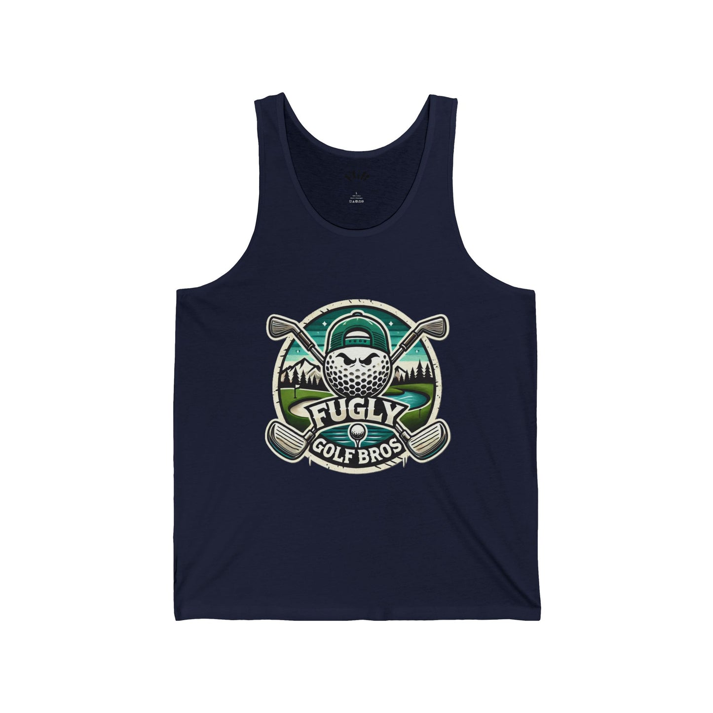 Golf Bros Fugly Golf Ball Tank Top — Vintage Golf Graphic Athletic Tank