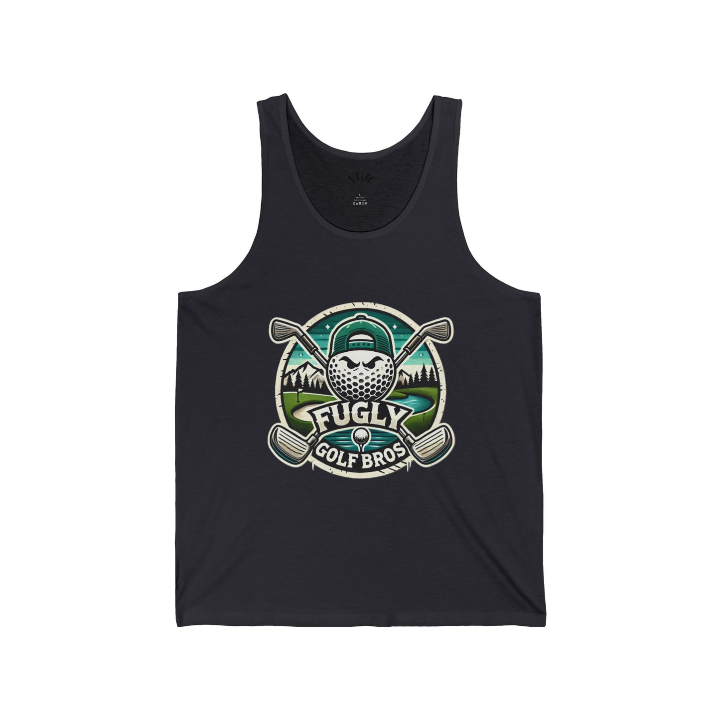 Golf Bros Fugly Golf Ball Tank Top — Vintage Golf Graphic Athletic Tank