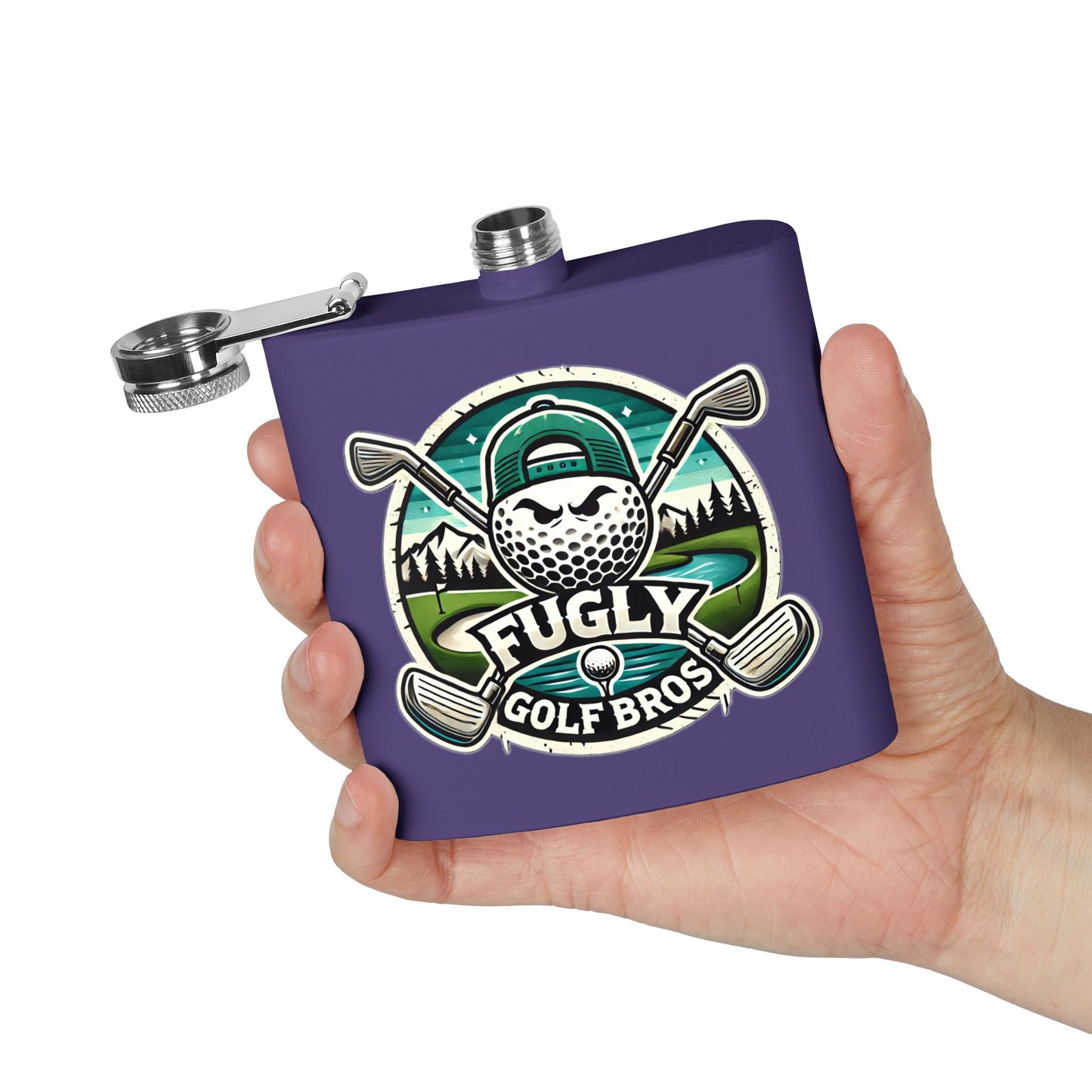 Stainless Steel Flask, 6oz