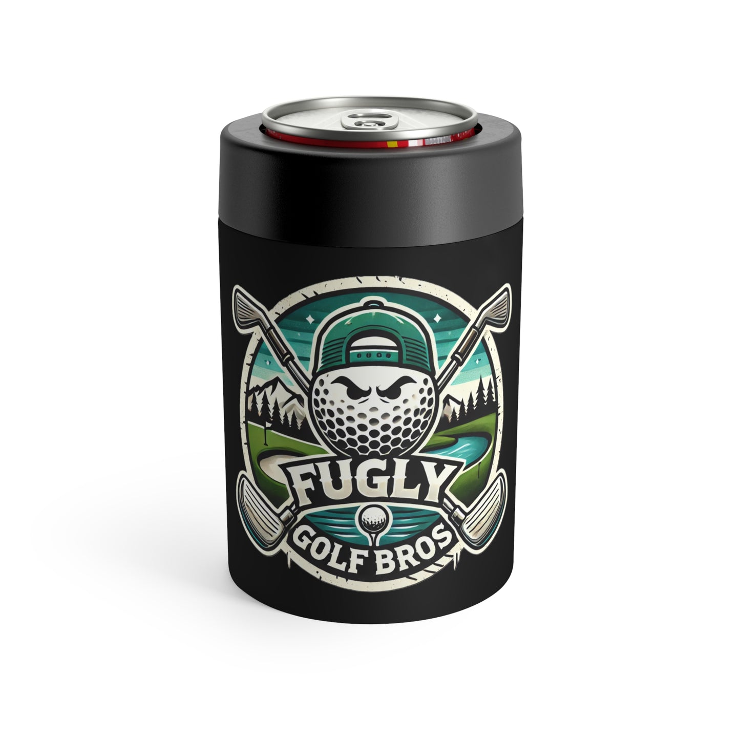 Golf Can Cooler — "Fugly Golf Bros" Insulated Can Holder