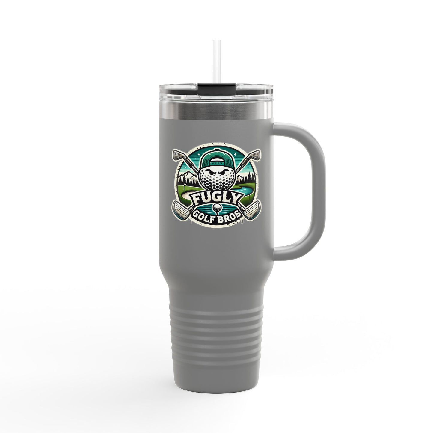 Fugly Golf Bros 40oz Insulated Travel Mug – Golf-Themed Stainless Tumbler