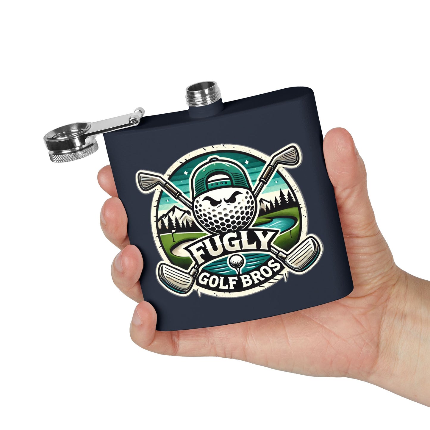 Stainless Steel Flask, 6oz