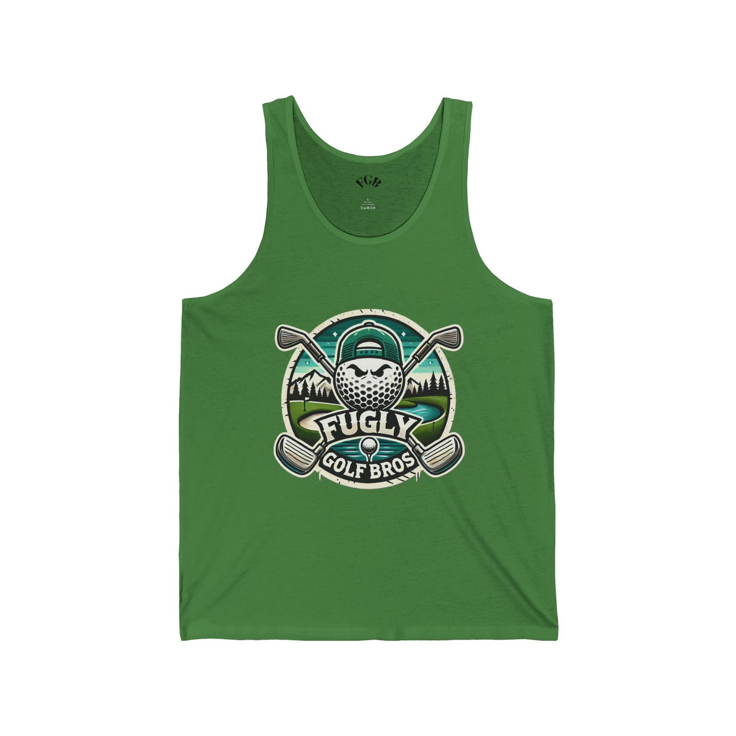 Golf Bros Fugly Golf Ball Tank Top — Vintage Golf Graphic Athletic Tank