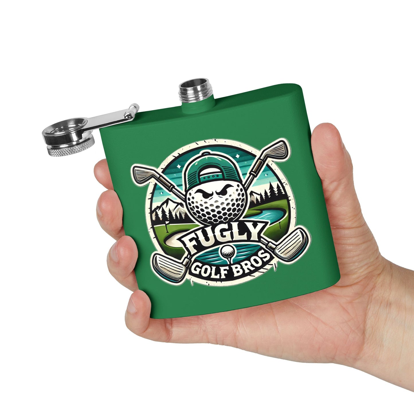 Stainless Steel Flask, 6oz