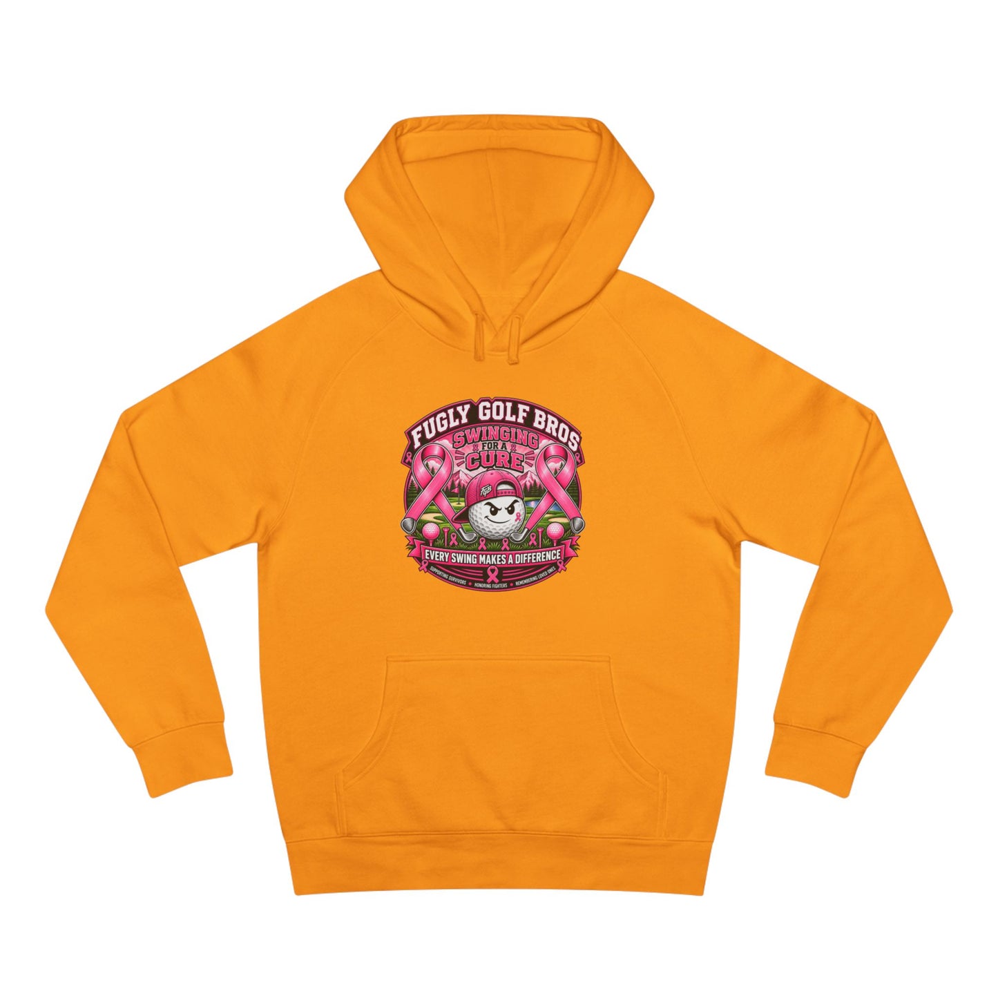 Hockey Panda Hoodie — "Fugly Golf Bros" Retro Hockey Graphic Pullover