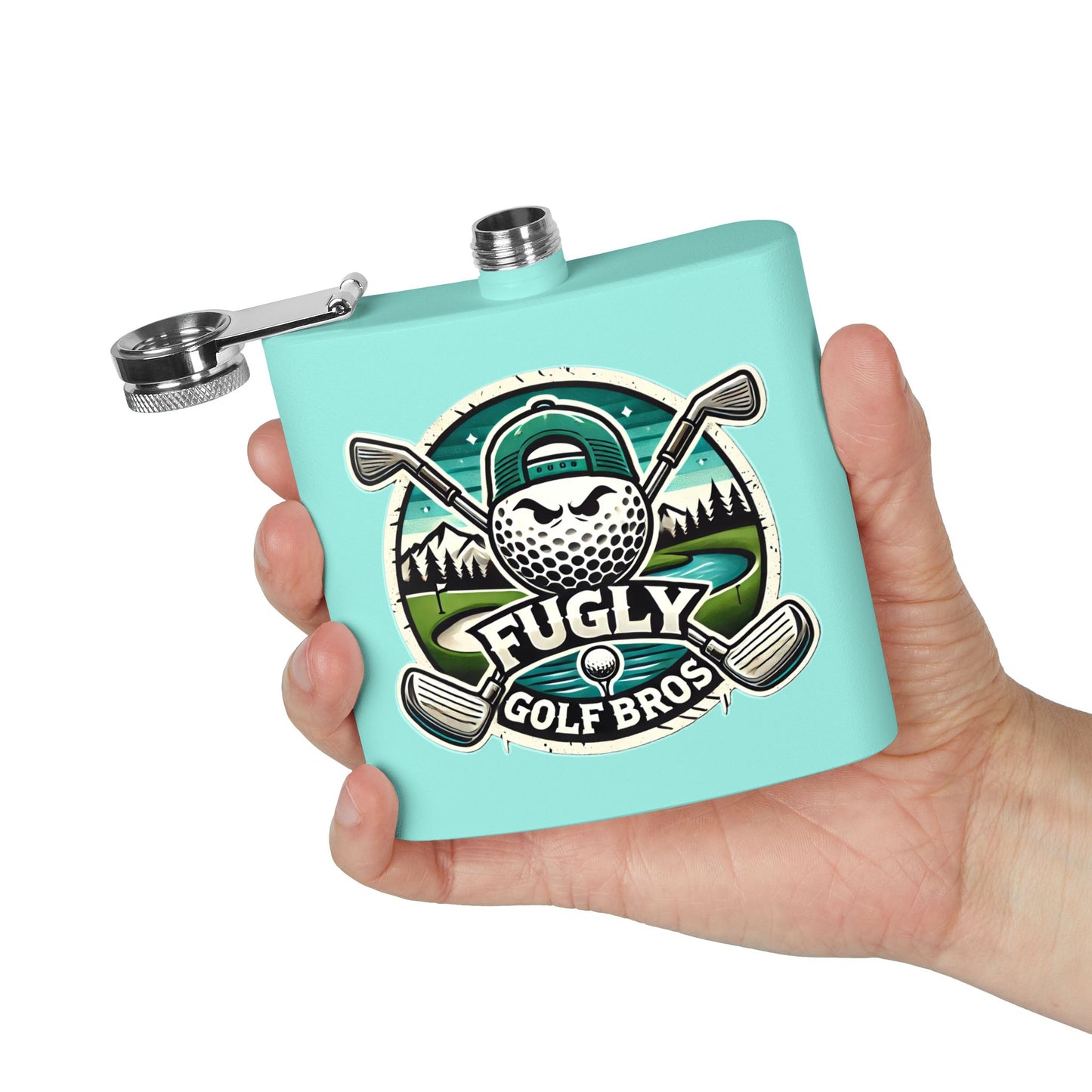 Stainless Steel Flask, 6oz