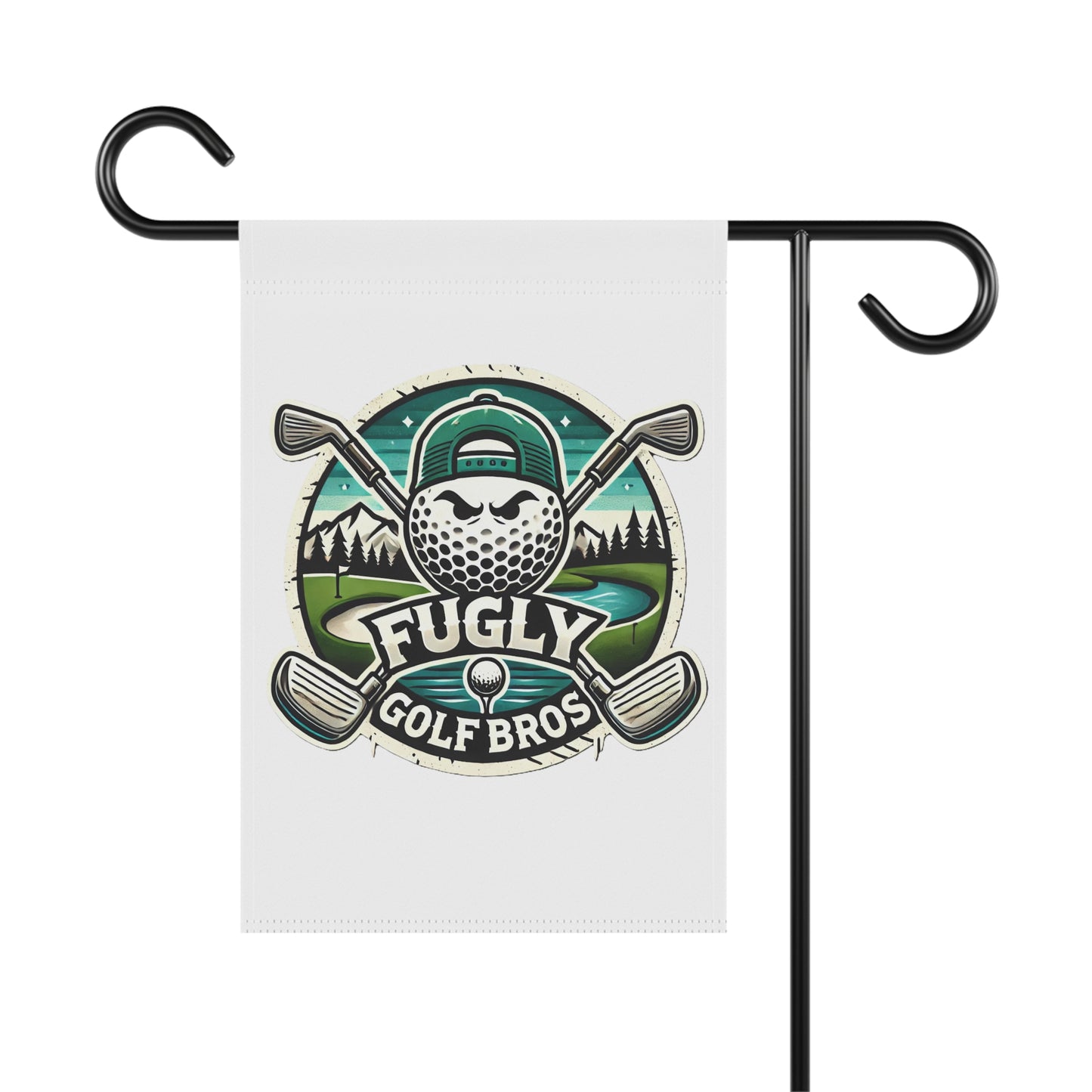 Golf Bros Garden Flag — 'Fugly Golf Bros' Decorative Yard Banner