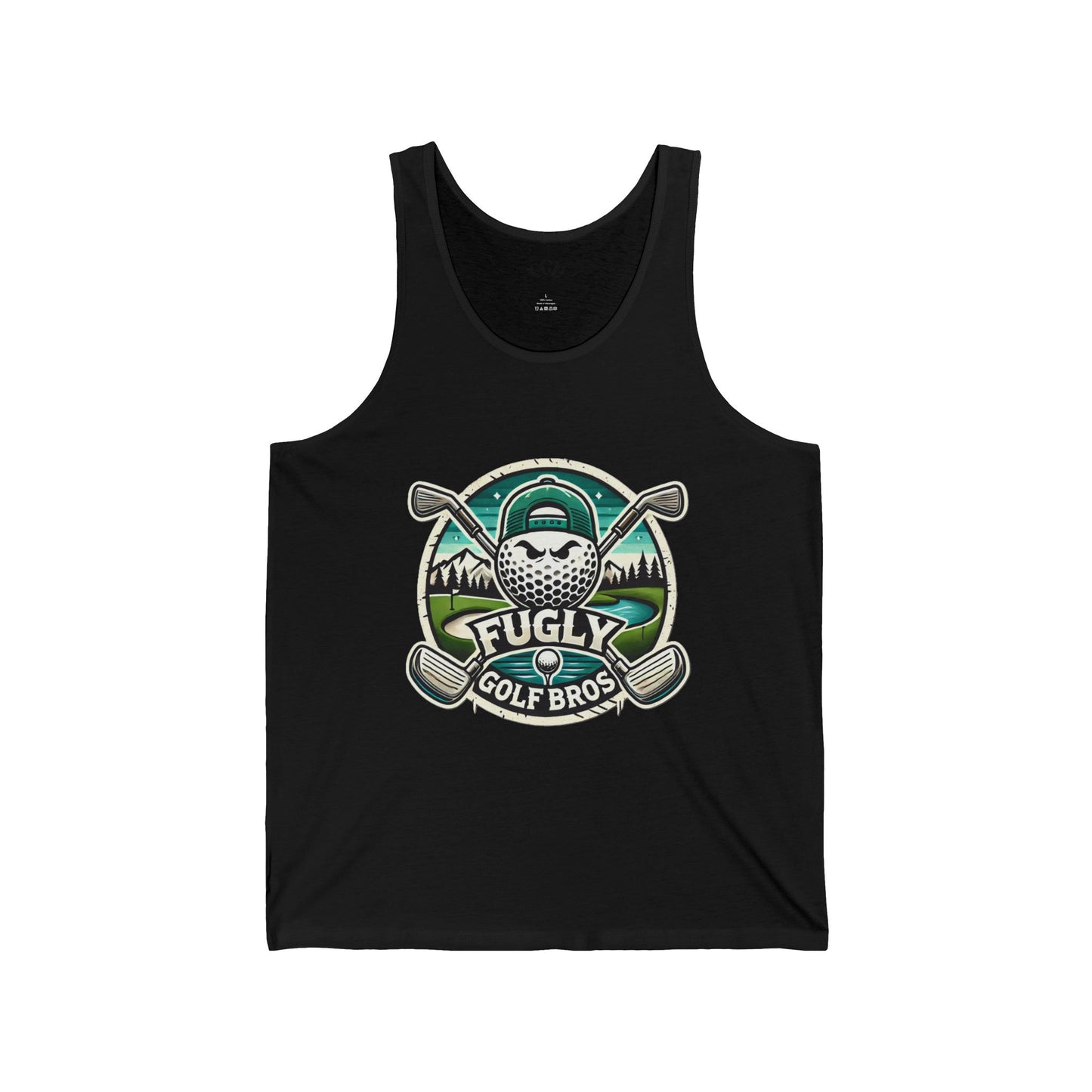 Golf Bros Fugly Golf Ball Tank Top — Vintage Golf Graphic Athletic Tank