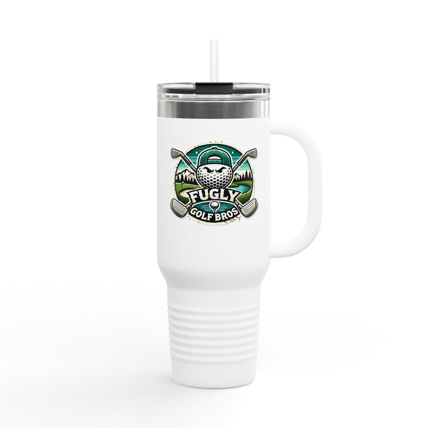 Fugly Golf Bros 40oz Insulated Travel Mug – Golf-Themed Stainless Tumbler